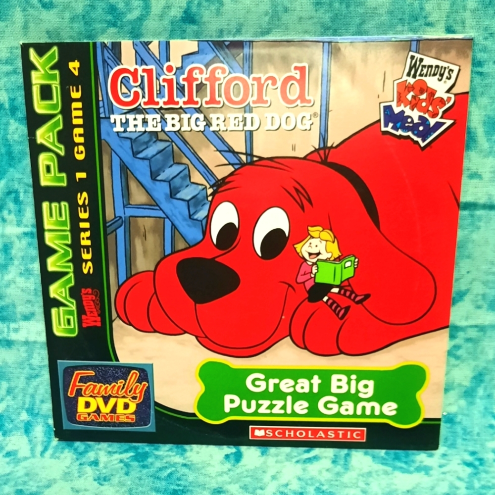 Scholastic Clifford the Big Red Dog Game DVD!